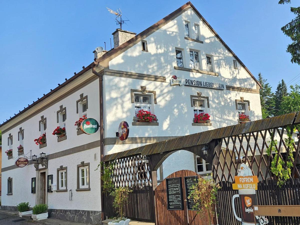 Restaurant & Pension Liebenstein Libá Eksteriør billede